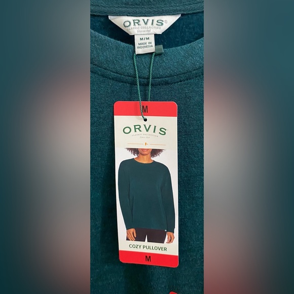 ORVIS COZY PULLOVER LONG SLEEVE SIZE MEDIUM - Picture 3 of 3